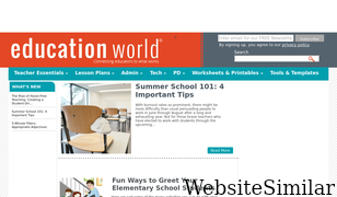 educationworld.com Screenshot