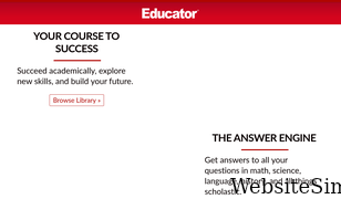 educator.com Screenshot