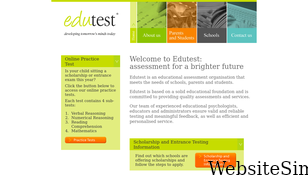 edutest.com.au Screenshot