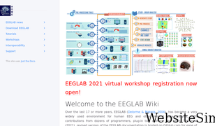 eeglab.org Screenshot