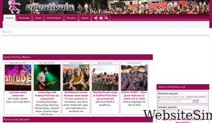 efestivals.co.uk Screenshot