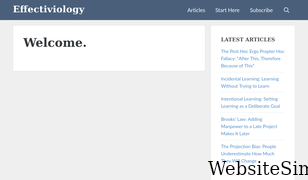 effectiviology.com Screenshot