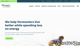 efficiencyvermont.com Screenshot
