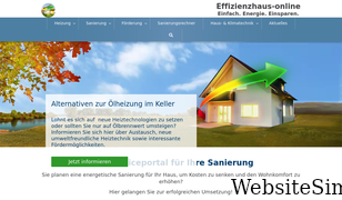 effizienzhaus-online.de Screenshot