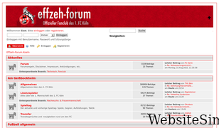 effzeh-forum.koeln Screenshot