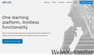 efrontlearning.com Screenshot
