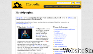 eftepedia.nl Screenshot