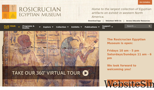 egyptianmuseum.org Screenshot