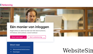 eherkenning.nl Screenshot