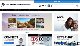 ehlers-danlos.com Screenshot