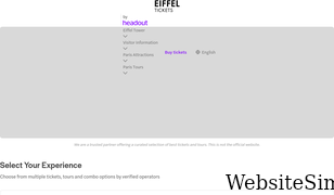 eiffeltickets.com Screenshot