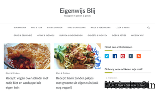 eigenwijsblij.nl Screenshot