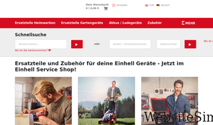 einhell-service.com Screenshot