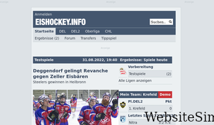eishockey.info Screenshot