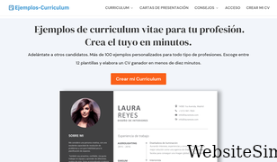 ejemplos-curriculum.com Screenshot
