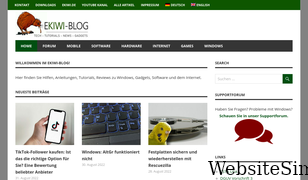 ekiwi-blog.de Screenshot