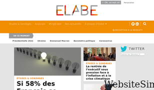 elabe.fr Screenshot