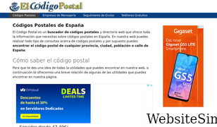 elcodigopostal.com Screenshot