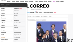 elcorreo.com Screenshot