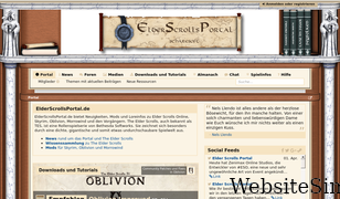 elderscrollsportal.de Screenshot