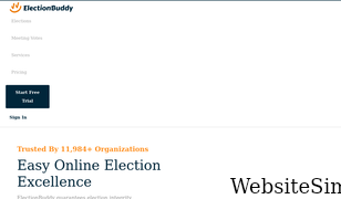 electionbuddy.com Screenshot