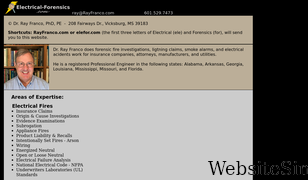 electrical-forensics.com Screenshot