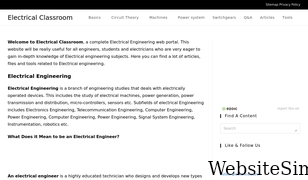 electricalclassroom.com Screenshot