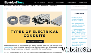 electricalgang.com Screenshot