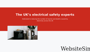 electricalsafetyfirst.org.uk Screenshot