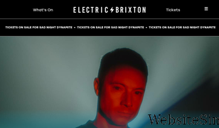 electricbrixton.uk.com Screenshot