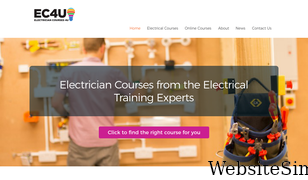 electriciancourses4u.co.uk Screenshot