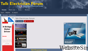 electricianforum.co.uk Screenshot