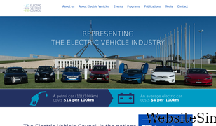 electricvehiclecouncil.com.au Screenshot