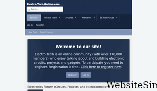 electro-tech-online.com Screenshot
