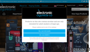 electronic-cigarettesco.co.uk Screenshot