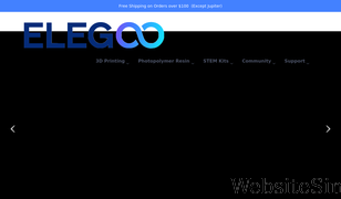 elegoo.com Screenshot