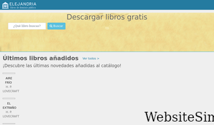 elejandria.com Screenshot