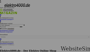 elektro4000.de Screenshot