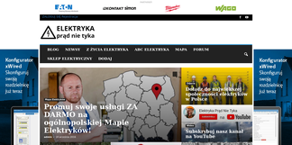 elektrykapradnietyka.com Screenshot