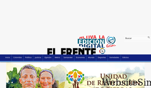elfrente.com.co Screenshot