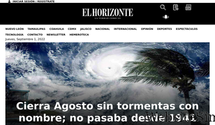 elhorizonte.mx Screenshot