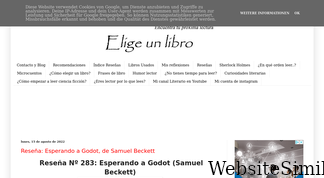 eligeunlibro.blogspot.com Screenshot