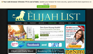 elijahlist.com Screenshot