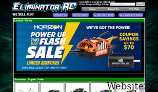 eliminator-rc.com Screenshot