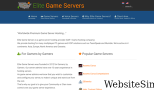 elitegameservers.net Screenshot