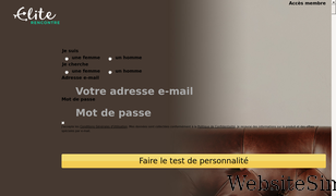 eliterencontre.fr Screenshot
