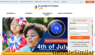 elizabethtowngas.com Screenshot