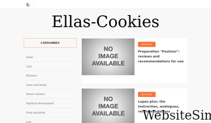 ellas-cookies.com Screenshot