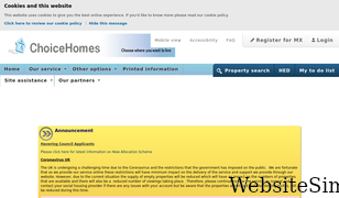 ellcchoicehomes.org.uk Screenshot