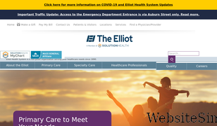 elliothospital.org Screenshot